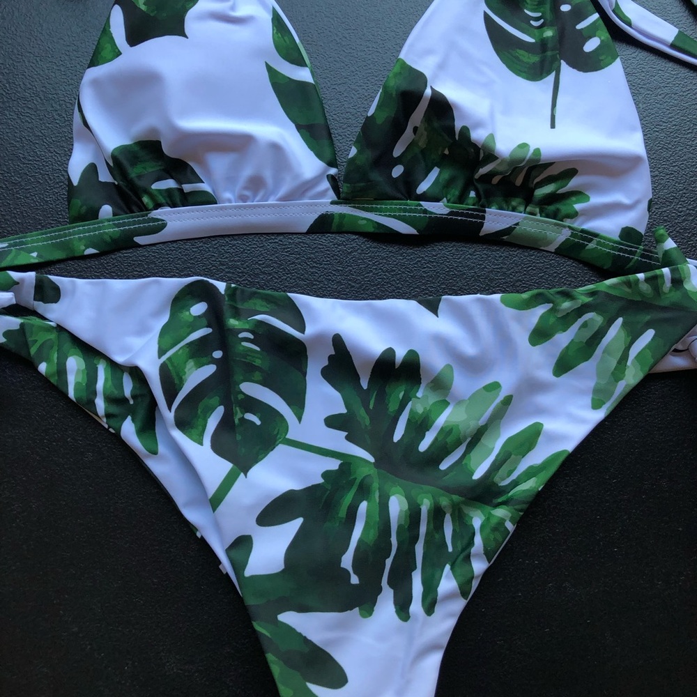 Palm Print Bikini - Picture 3 of 4